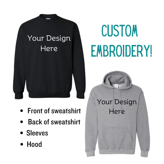 Custom Sweatshirt Embroidery | Knights
