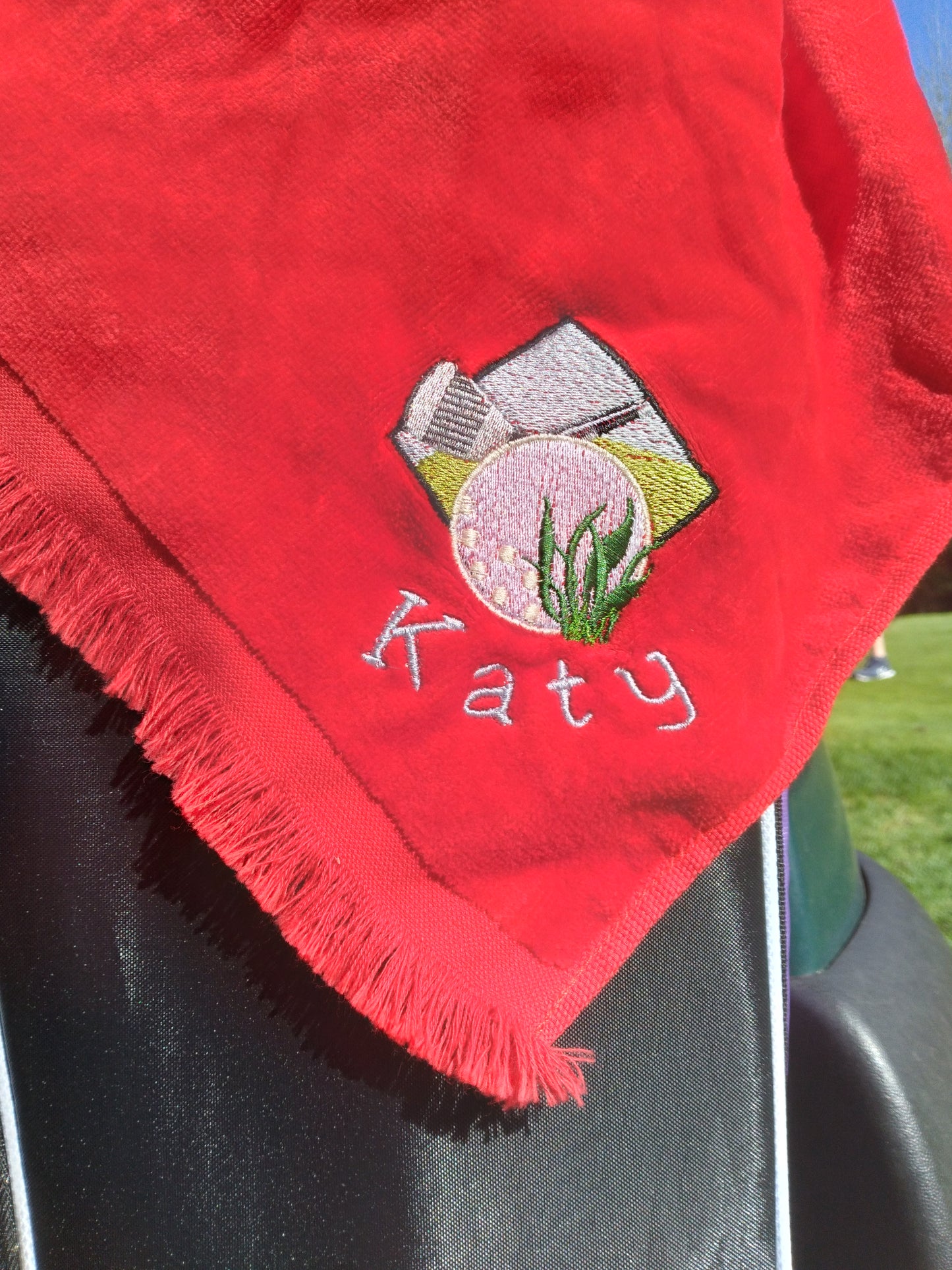 Customized Golf Towel | Embroidered Golf Towel | Gift | Golfer | Golf Team | Groomsmen | Bridesmaid | Love Golf