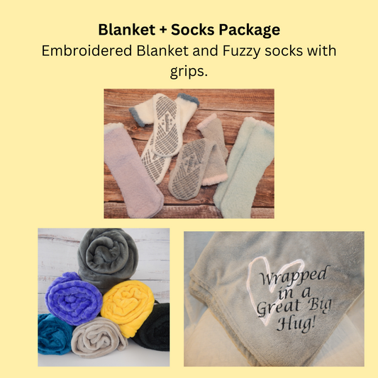 Comfort Gift | Chemo | Cancer | |Warmies | Custom Gift | Soft Blanket | Warmie| Stuffed Animal | Soft socks | Grip Socks | Lip Bam | Ribbon | Gift Box | Gift Package | Cancer