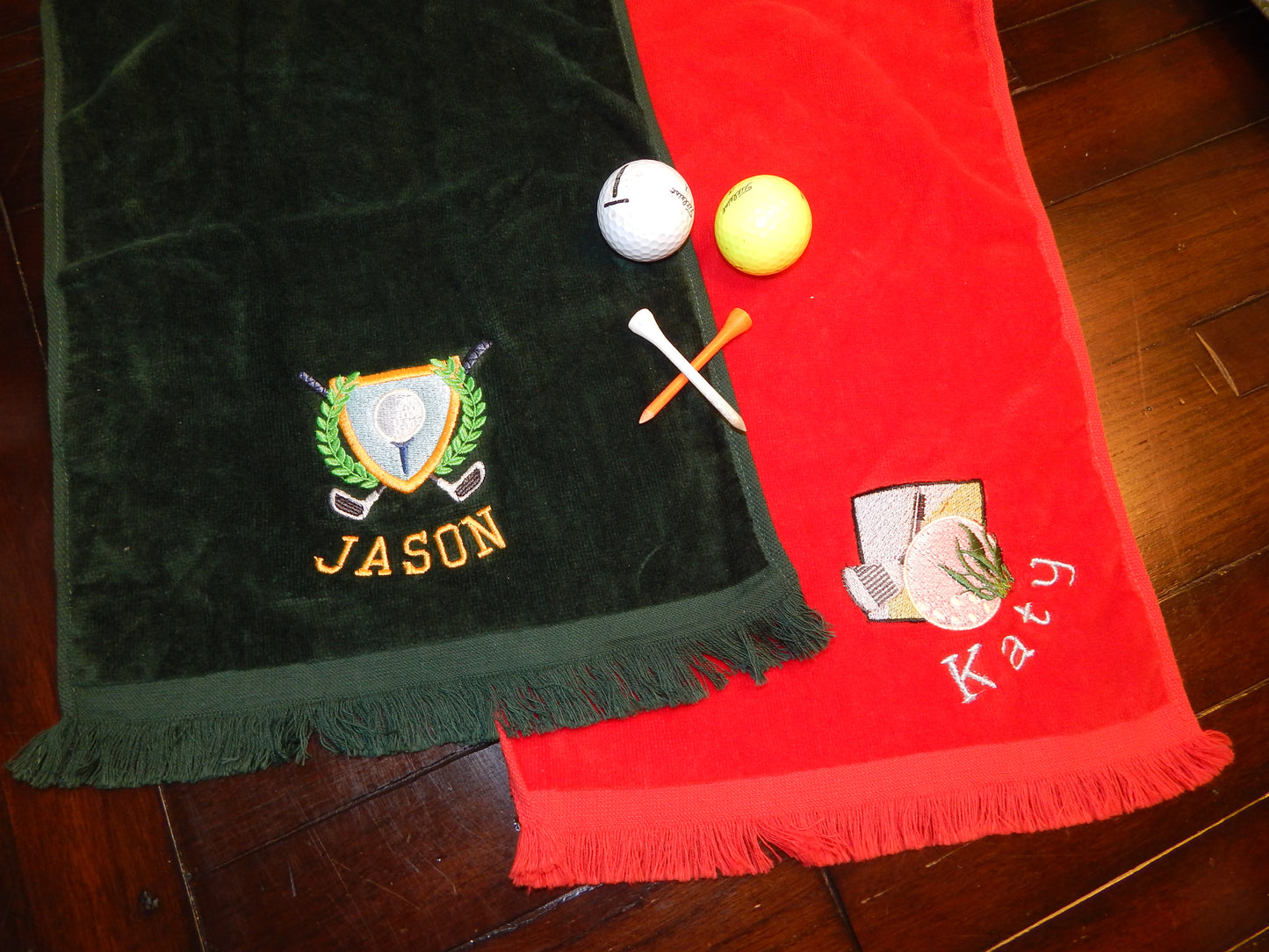 Customized Golf Towel | Embroidered Golf Towel | Gift | Golfer | Golf Team | Groomsmen | Bridesmaid | Love Golf
