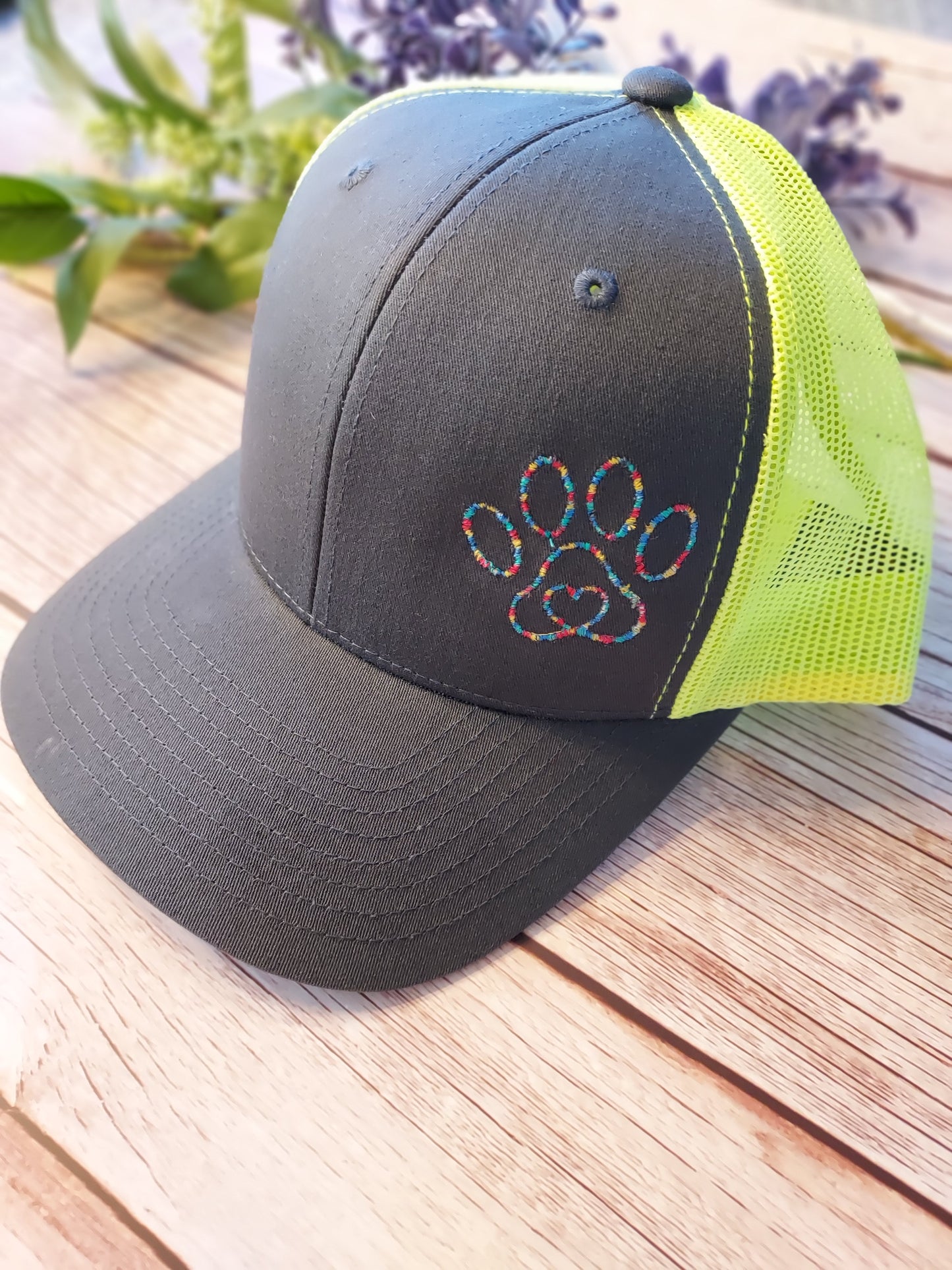 Dog Paw | Baseball Hat | Dog Mom | Dog Dad | Gift | Summer | Warm Weather | Dog Parent | Cat Paw | Cat | Dog | Embroidery | Custom | Hat