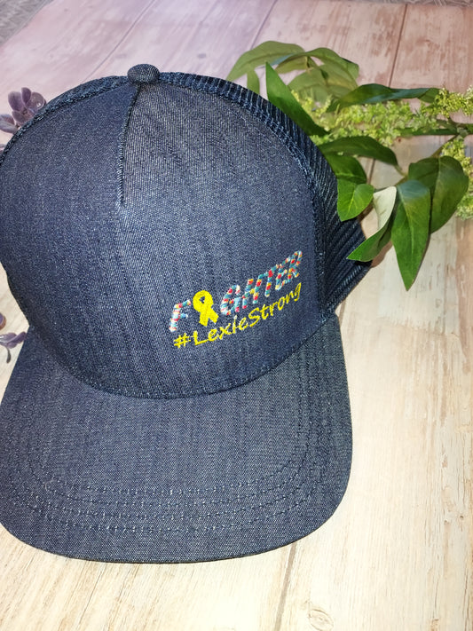 Support Group Hats | Loved ones swag | Chemo | Support Friends Family | Cancer Sucks | Fighter | Hashtag | Custom Embroidery | Baseball Hat