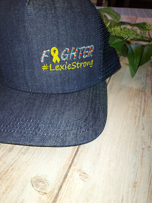 Cancer Gift | Loved ones | Chemo | Support | Friends Family | Cancer Sucks | Fighter | Custom Embroidery | Baseball Hat | Chemo Hat |
