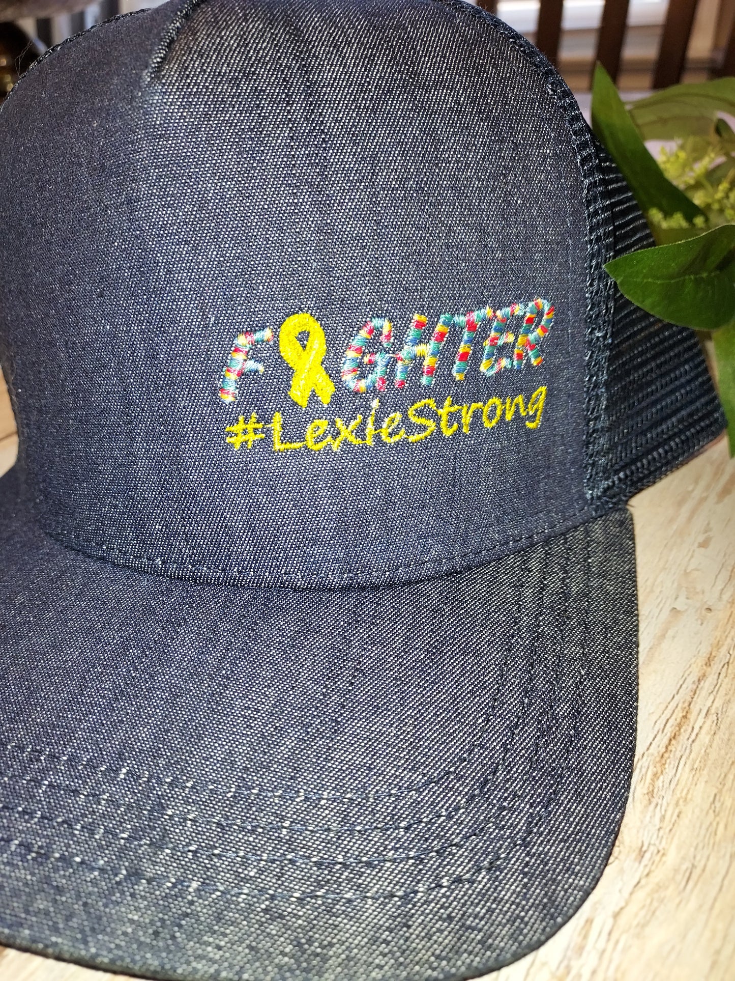 Cancer Gift | Loved ones | Chemo | Support | Friends Family | Cancer Sucks | Fighter | Custom Embroidery | Baseball Hat | Chemo Hat |