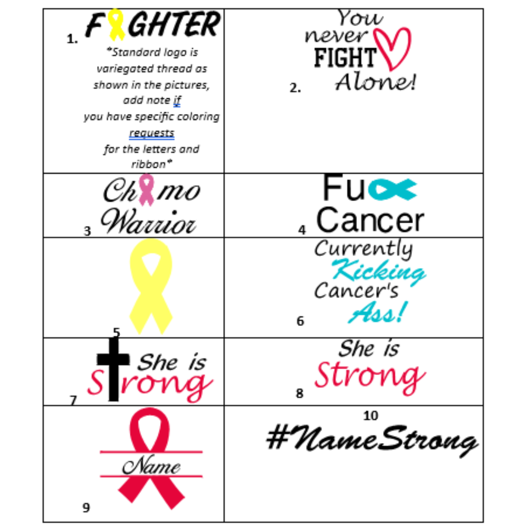 Cancer Fighter | Cancer Sucks | Gift | Comfort Gift | Chemo Gift | Soft | Cozy | Cancer Ribbon | Custom | Sleeve Embroidery | Send Love