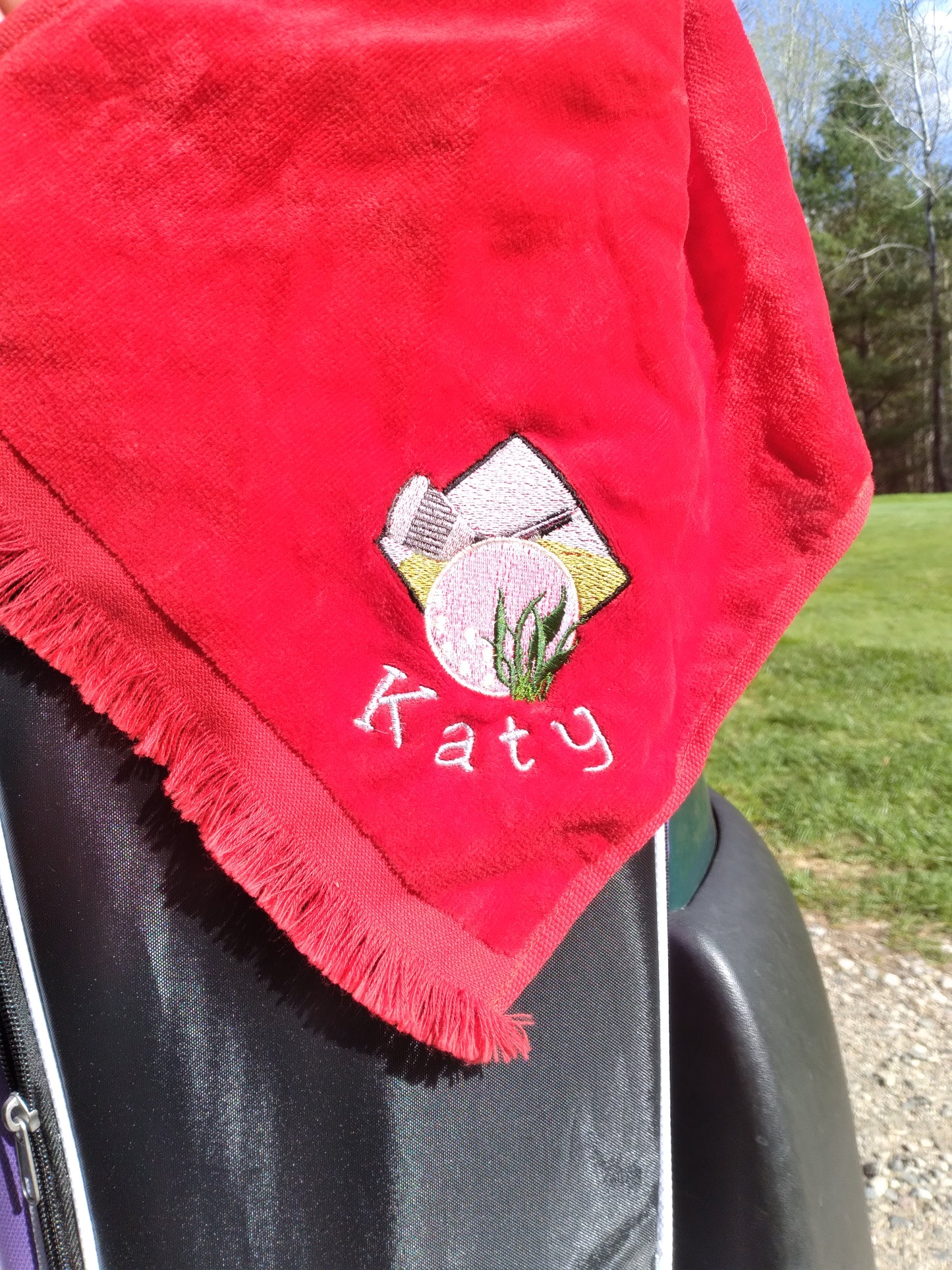 Customized Golf Towel | Embroidered Golf Towel | Gift | Golfer | Golf Team | Groomsmen | Bridesmaid | Love Golf