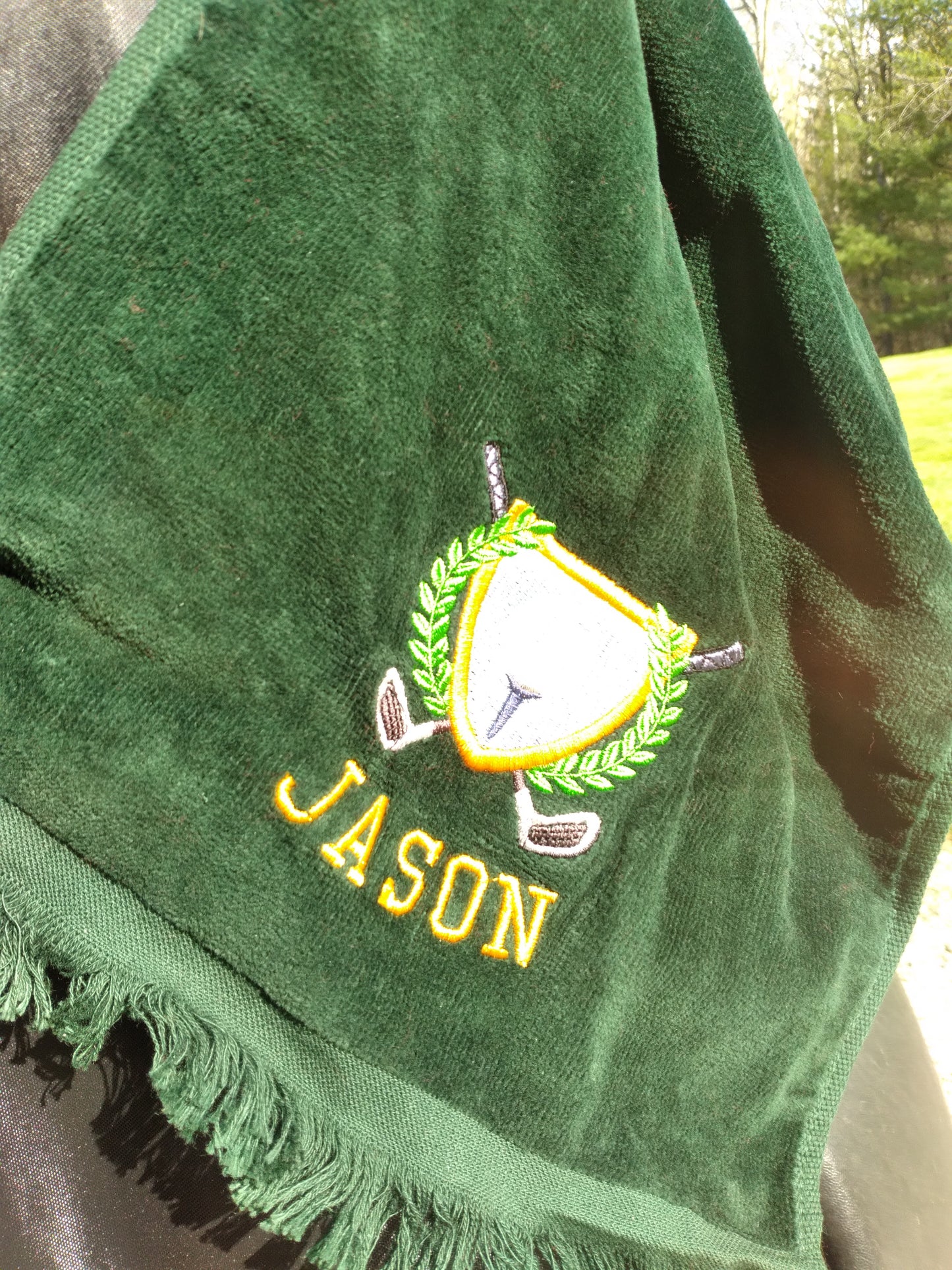 Customized Golf Towel | Embroidered Golf Towel | Gift | Golfer | Golf Team | Groomsmen | Bridesmaid | Love Golf