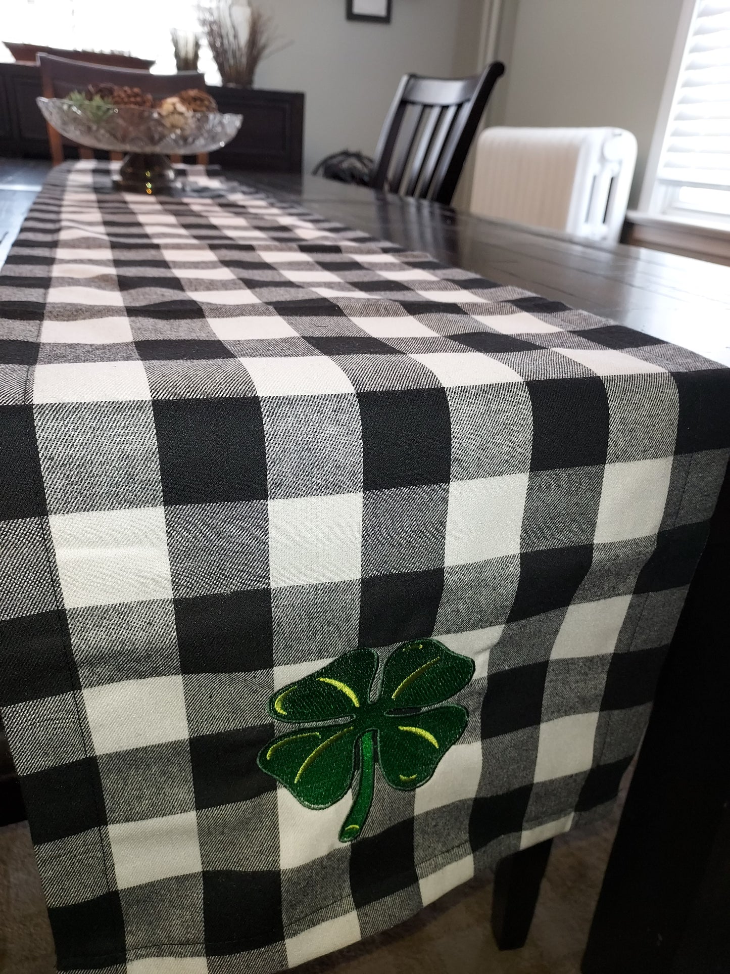 St. Patrick's Day | Kitchen Decoration| Shamrock | Irish | Celtic Cross | Kitchen | Decor | Custom Embroidery | Embroidery | Green | Gift