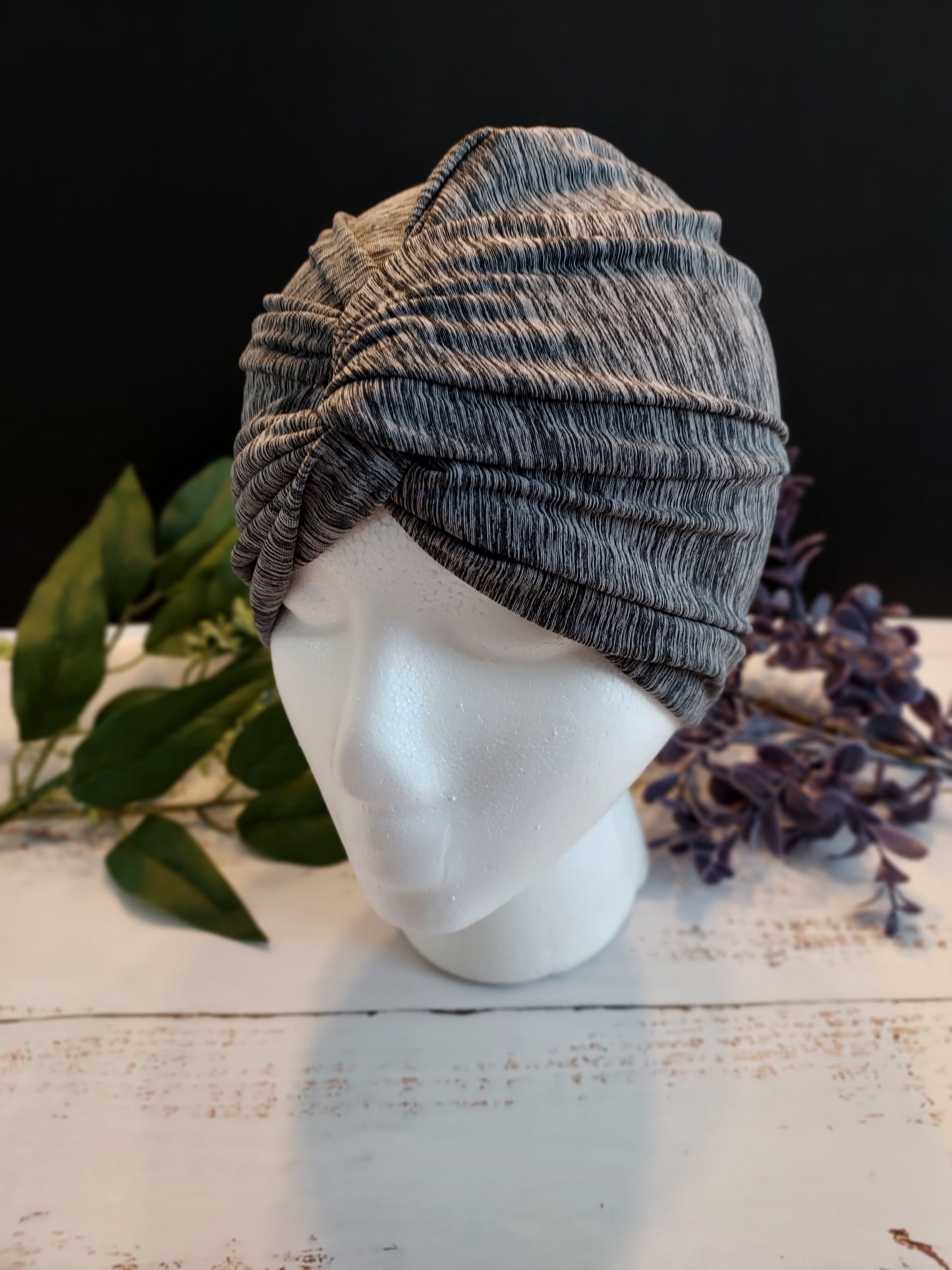 Chemo Cap | Hat | Soft Hat | Spandex Knit | Cap | Chemo Headwear | Twist knit beanie | Light Beanie | Light material | Hat | Grey Spandex