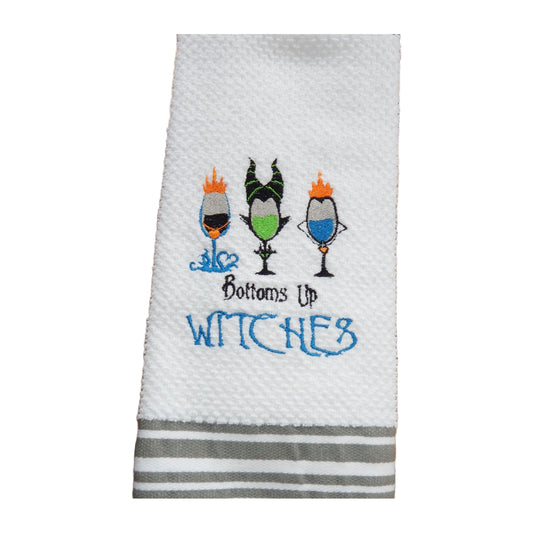 Funny Witches | Fall drinks| Halloween Wine | Witches Humor | Funny Kitchen Towel | Embroidered Kitchen Towel | Halloween Bar Towel | Funny