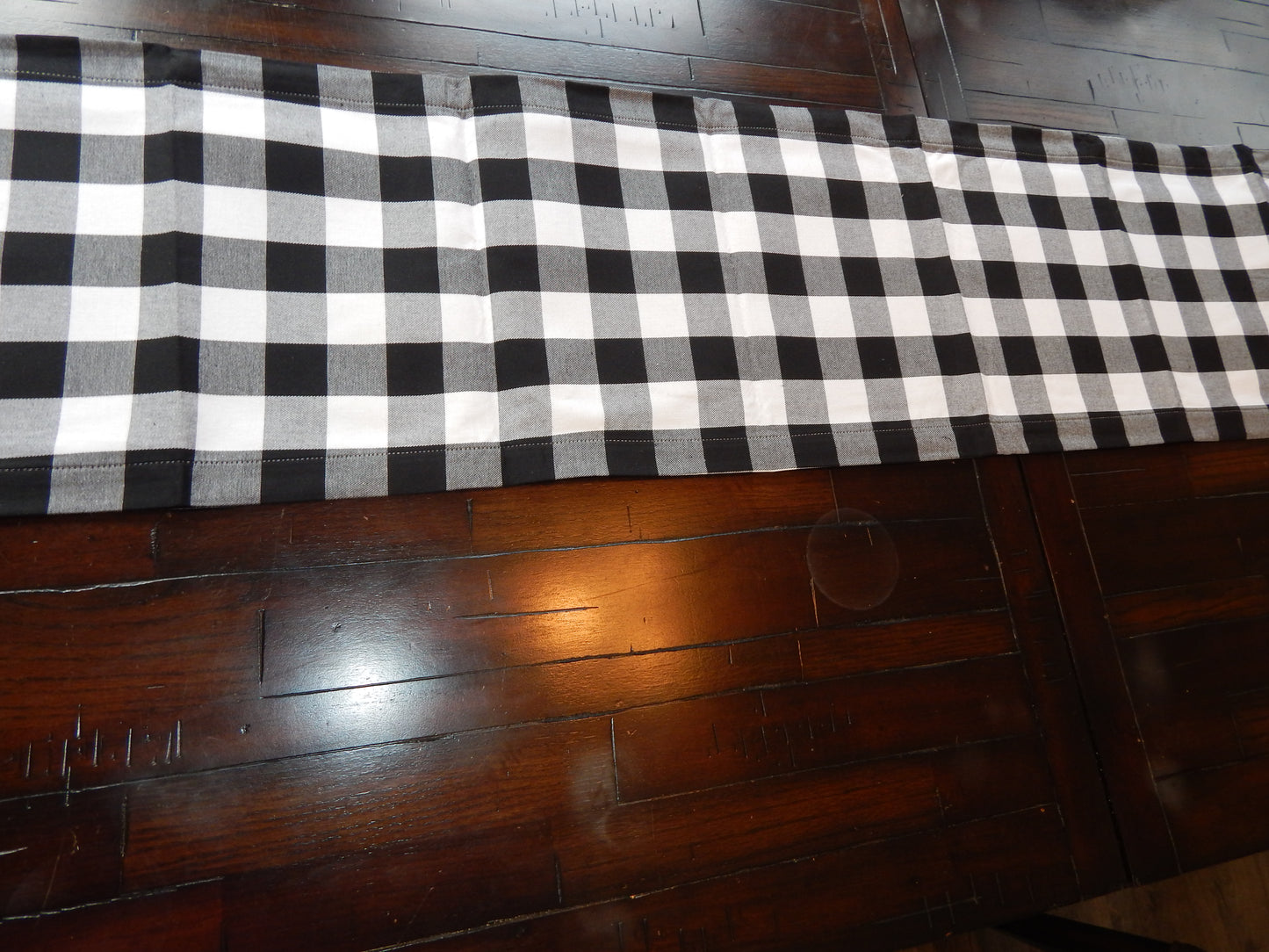 Plaid Table Runner | Red Plaid | White Plaid | Farmhouse | Plaid Decoration | Dining Room | Housewarming Gift