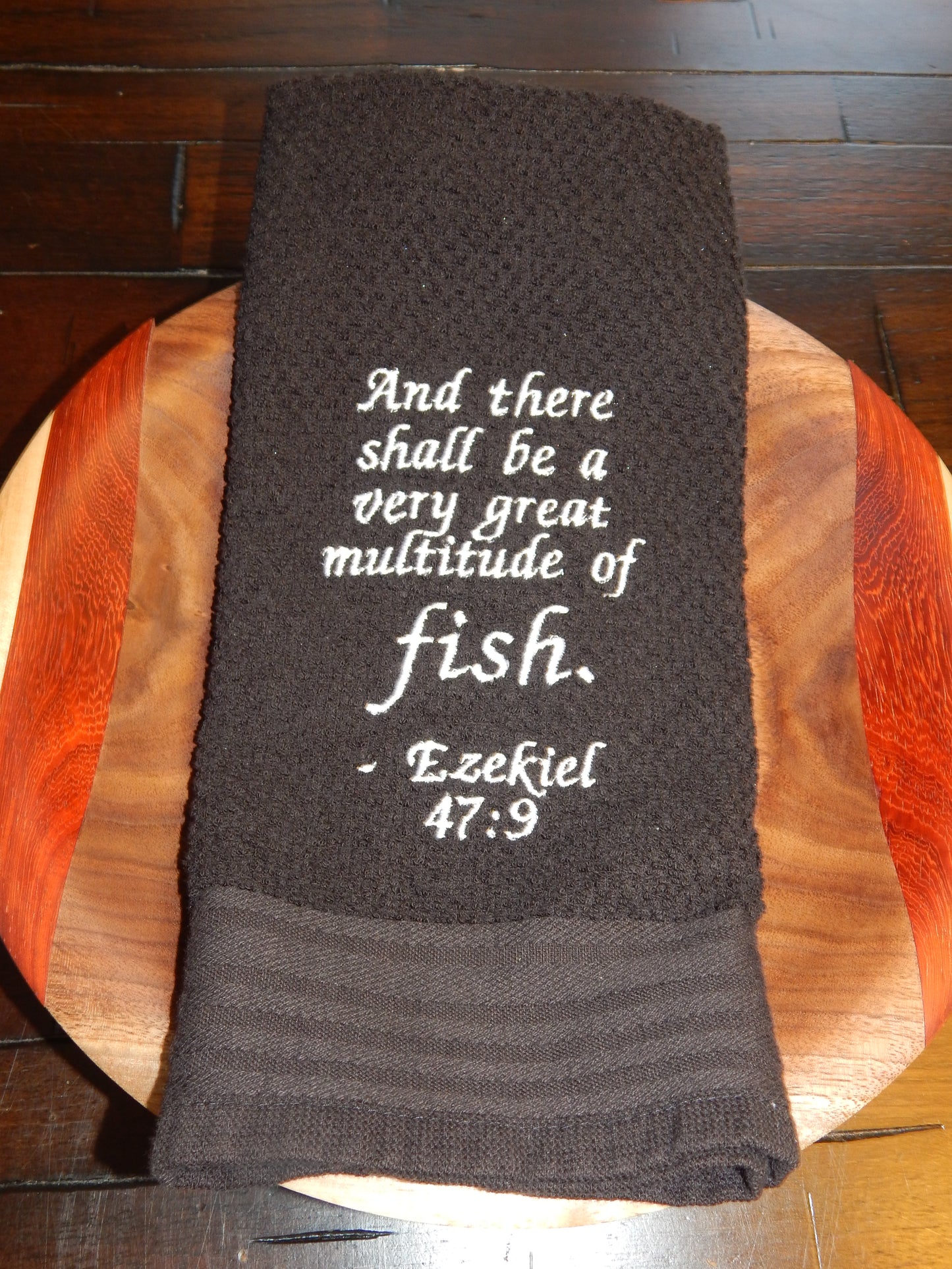 Christian Fishing | Jesus Fish | Fishing Gift | Boat Towel | Fishing Towel Set | Bible | Fish and Bible | Gift for Dad | Fishing Lover |