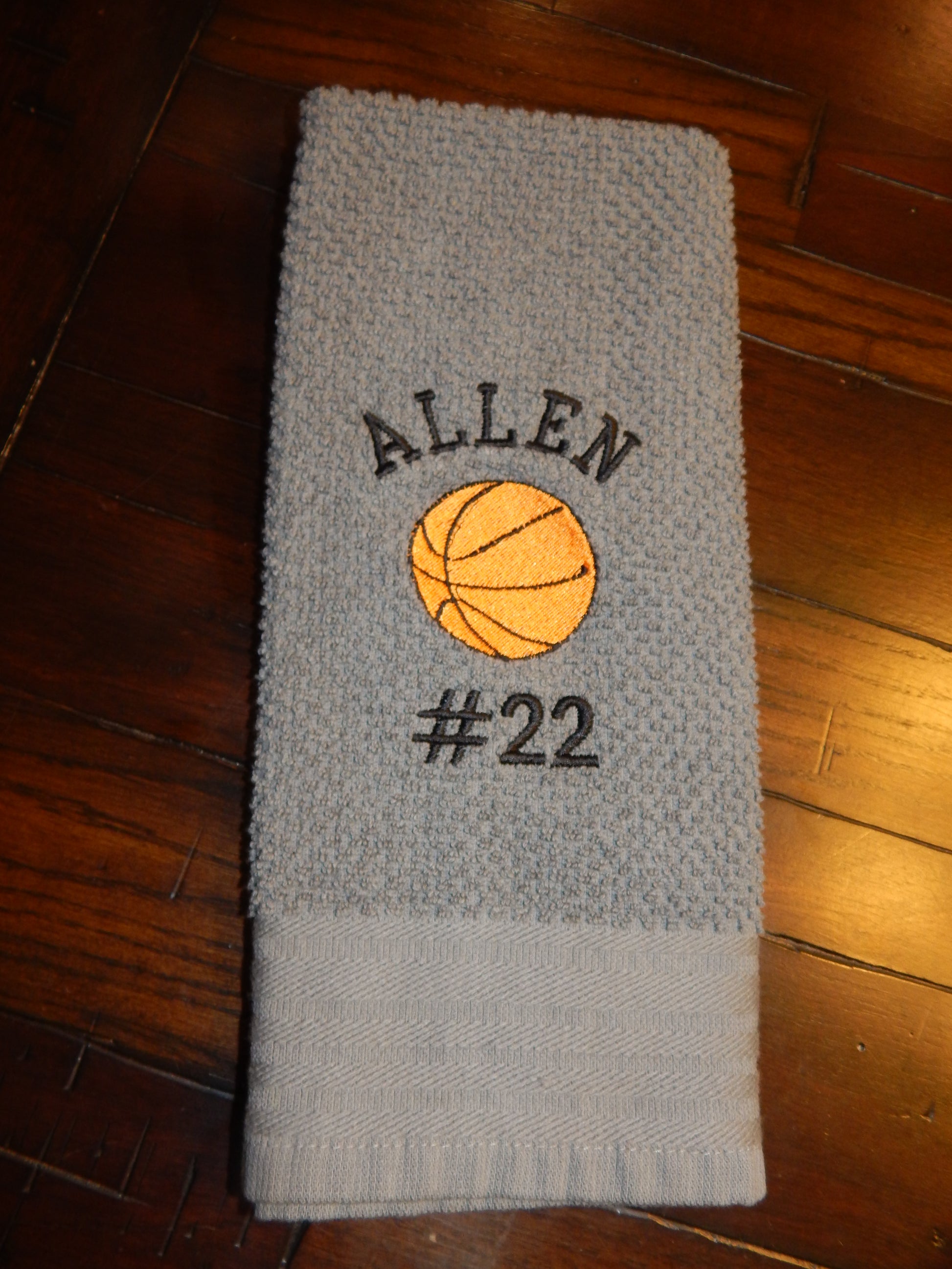 Custom Sports Towel, Sweat Towel, Basketball
