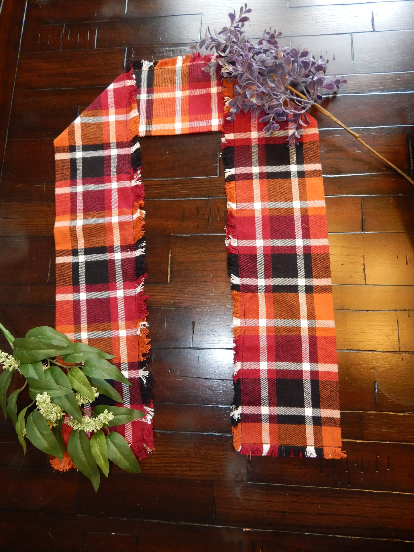 Flannel Dog Scarf | Custom Embroidered Dog Bandana | Dog Gift | Dog and Person Matching Scarf | Fall Flannel | Flannel Scarf | Dog Mom |