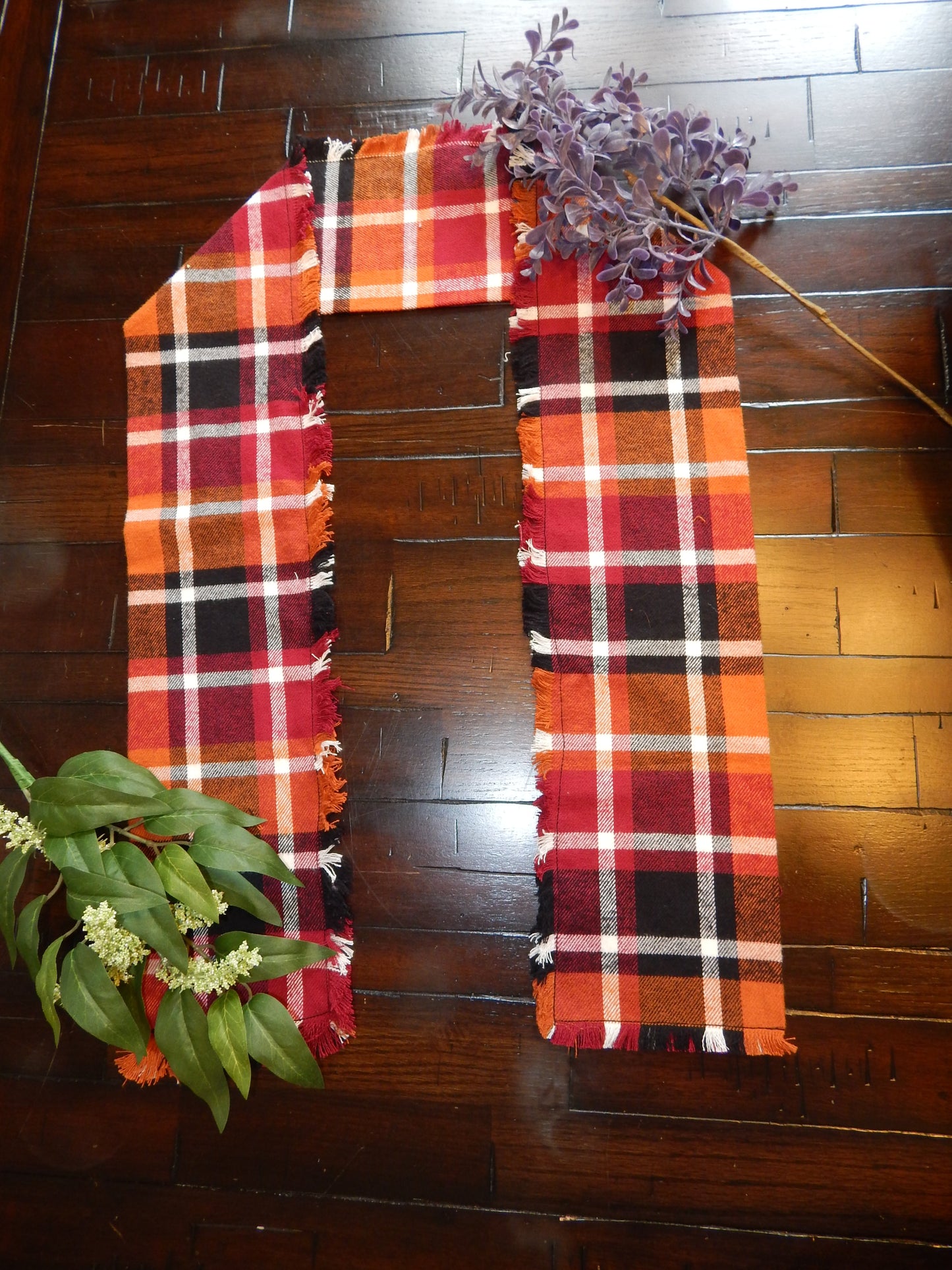 Flannel Scarf | Custom Embroidered Bandana | Dog and Person Matching Scarf | Dog Mom | Gift | Fall Flannel | Flannel Scarf | Dog Matching