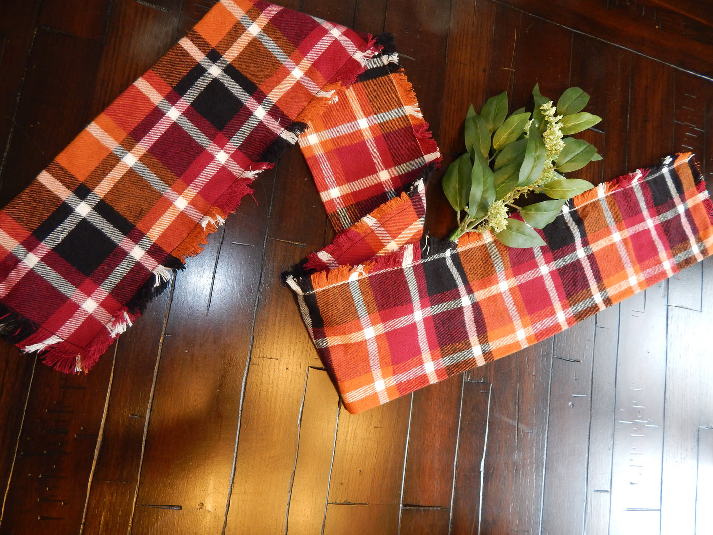 Flannel Dog Scarf | Custom Embroidered Dog Bandana | Dog Gift | Dog and Person Matching Scarf | Fall Flannel | Flannel Scarf | Dog Mom |