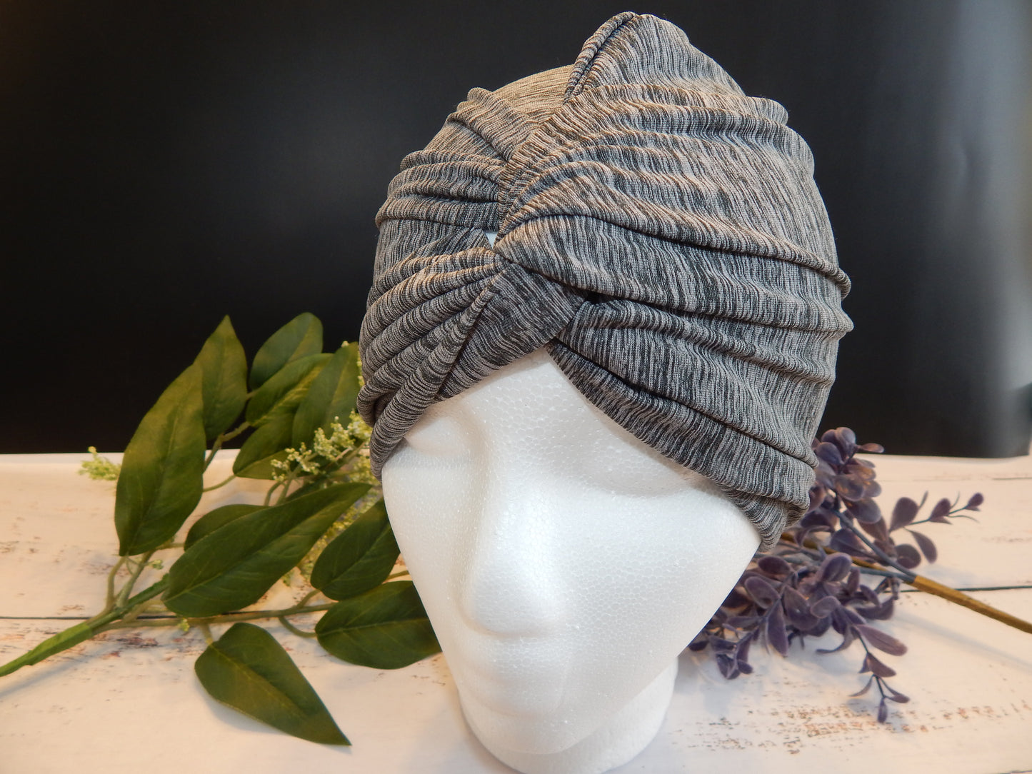 Chemo Cap | Hat | Soft Hat | Spandex Knit | Cap | Chemo Headwear | Twist knit beanie | Light Beanie | Light material | Hat | Grey Spandex