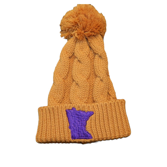 Stocking Hat | Custom Stocking Hat | State Pride | Add your state | Minnesota | MN | SKOL | Customize your state | Warm Hat | Winter | Pom