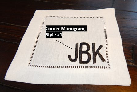 Custom Coasters | Linen Coasters | Linen Napkins | Monogrammed | Wedding Gift | Custom Gift | Wedding Party | Shower | Personalized | Name