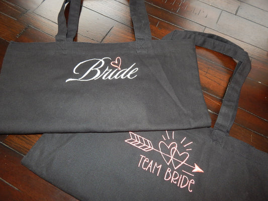 Custom Bride Tote Bag | Bride Tribe Tote Bag | Team Bride Tote | Bridesmaid Gift | Bride Gift | Custom Name Added | Bridal Shower Gift