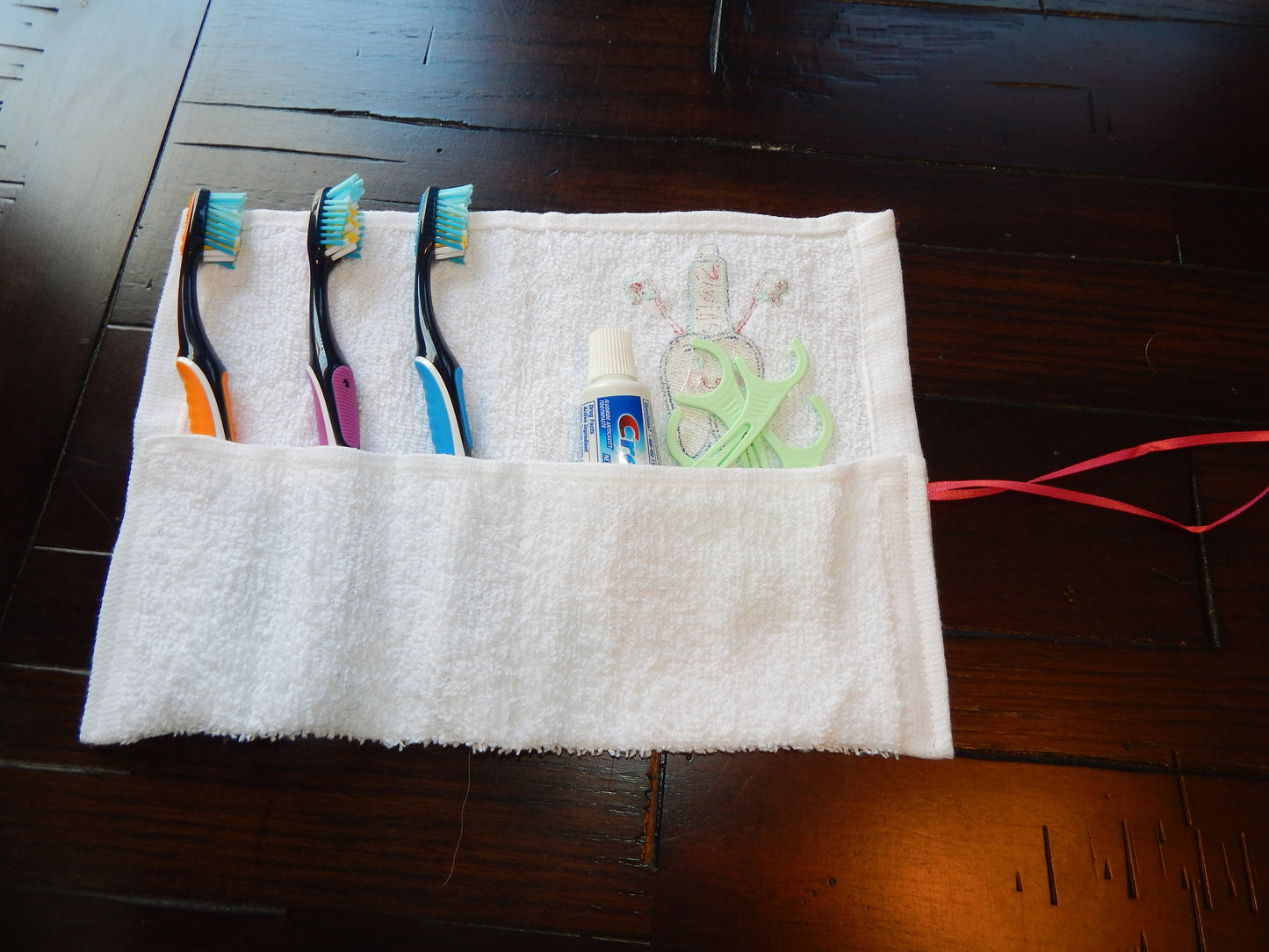 Travel Toothbrush Case | Multiple Toothbrush Holder | Travel | Toothbrush | Floss | Toothpaste | Travel Kit | Bathroom Travel Kit | Custom |