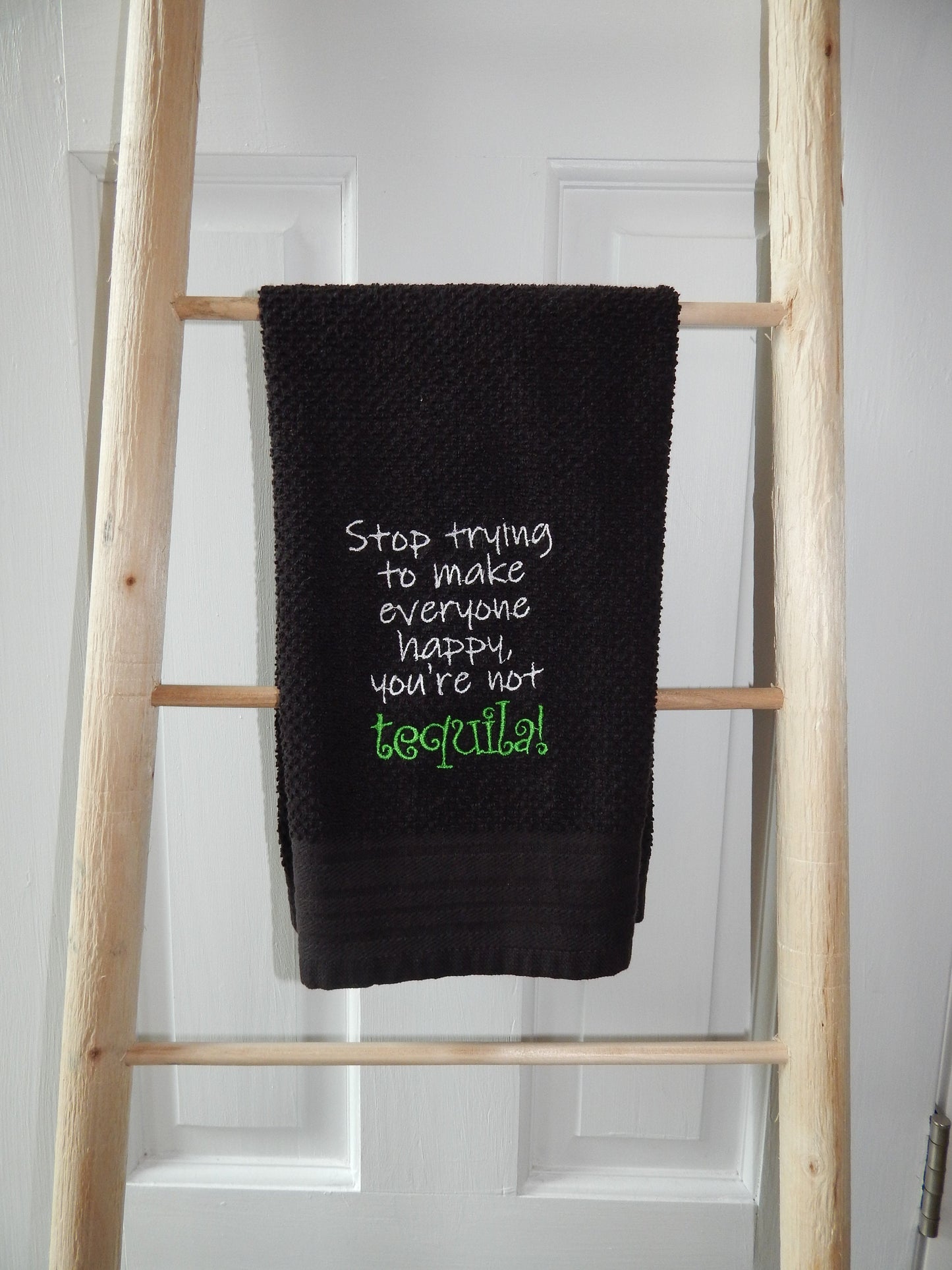 Funny Bar Tequila Towel | Funny Host Gift | Tequila Lover | Alcohol Lover | Vodka | Gin | Beer | Bar