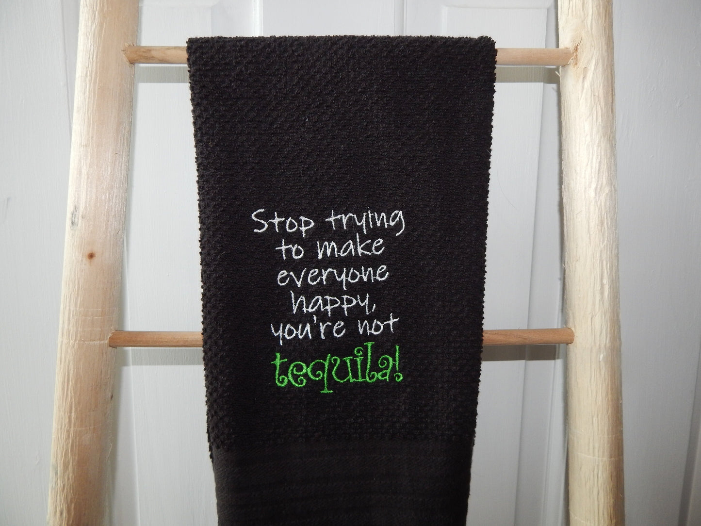 Funny Bar Tequila Towel | Funny Host Gift | Tequila Lover | Alcohol Lover | Vodka | Gin | Beer | Bar